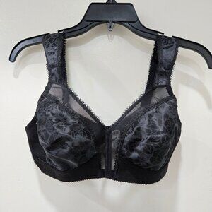 Playtex Black 18-Hour Original Comfort-Strap Bra Size 36B